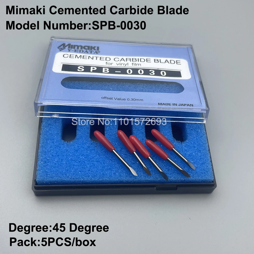 

5Pcs Cutter Blade Knife For Mimaki CJV150 CJV30 CJV300 CG-100EX CG-130 CG-100 CG-60 Cutting Plotter SPB-0030 Knife Blade 45Degre