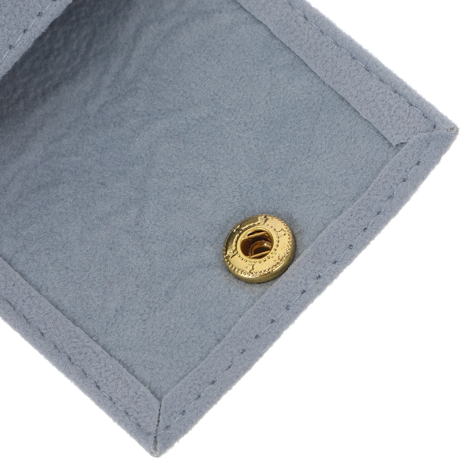 

Mini Pearl Fleece Ring Box Portable Jewelry Organizer Case for Bracelets Earrings Blue Travel Storage Solution