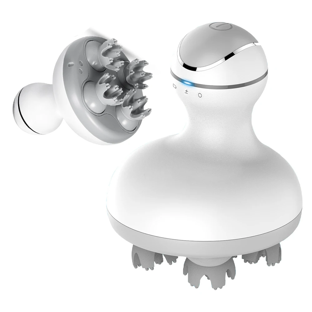 

3D беспроводной электрический массажер для головы, массажер для глубоких тканей, антистресс, расслабляющий массажер для тела, шеи, уход за здоровьем