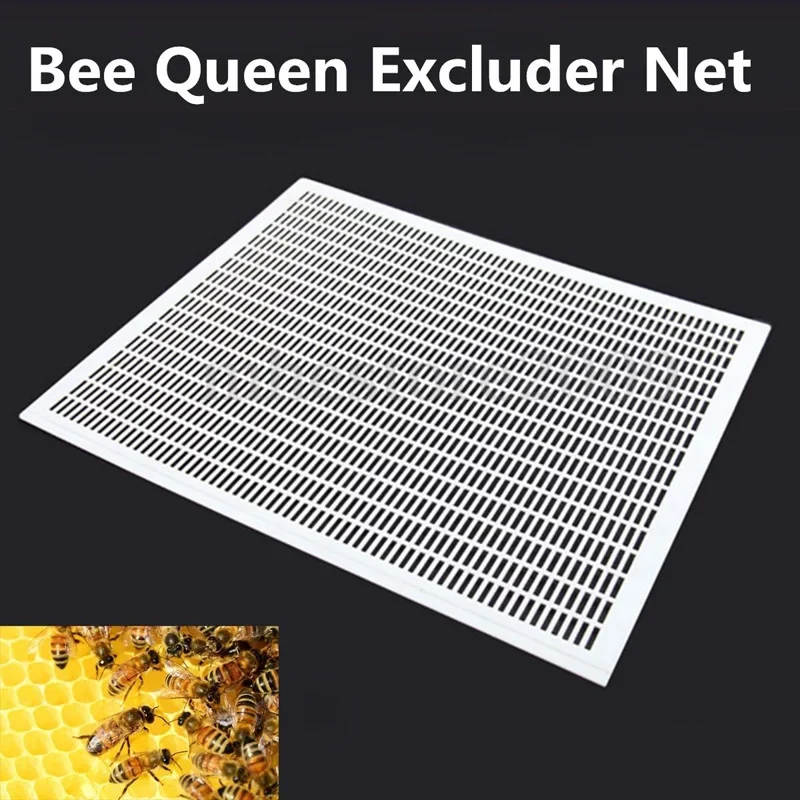 10-Frame Bee Queen Excluder Trapping Net Grid Beekeeping Tool Plastic Equipment Accessories 41cm * 51cm - For A 10 Frame Box