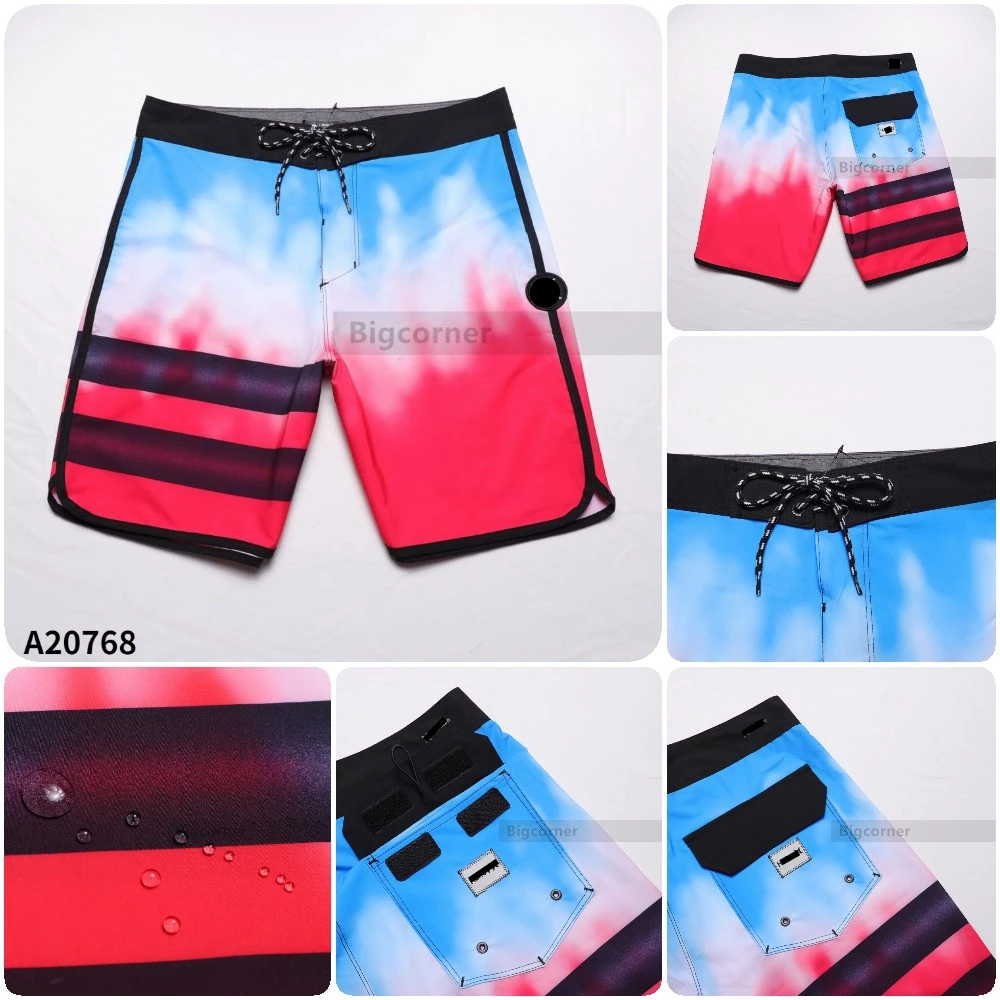 Heren Shorts Boardshort Strand Shorts # Sneldrogend # Waterdicht # Borduurwerk Logo # Usa Maat #46Cm/18Inch # A2