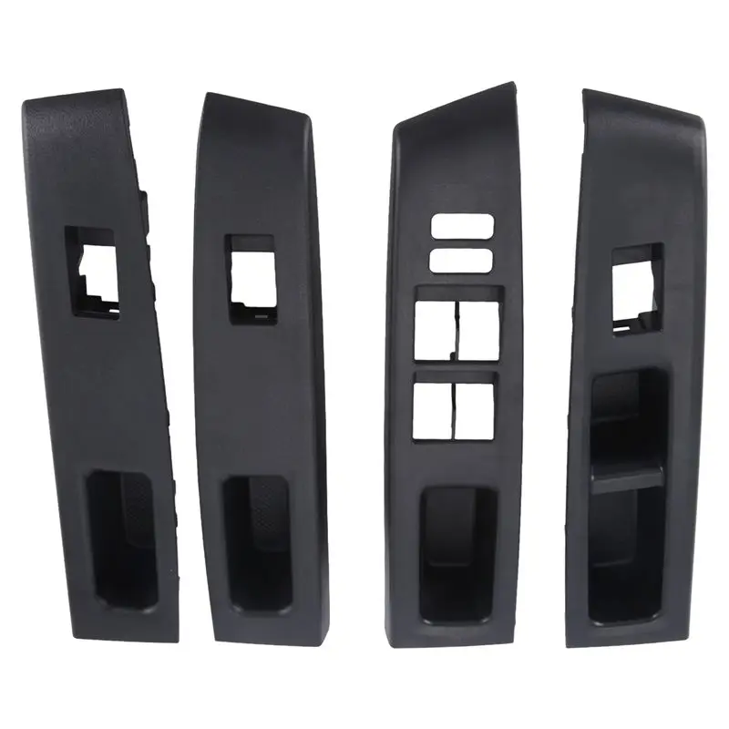 Ingenious-RHD Car Front Rear LH&RH Armrest Upper Panel 74231-52660-C0, 74232-52550-C0 Black For Toyota Vitz Yaris 2010-2014
