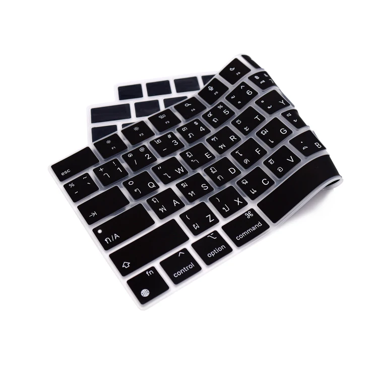 Thai Thailand Keyboard Cover for MacBook Pro 14 inch 2021 A2442 M1 Pro/Max & MacBook Pro 16 inch A2445  Waterproof Dustproof