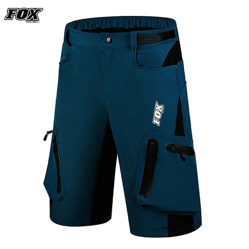 Fox Cycling Team Men Bike Downhill Motocross Waterproof Shorts Mtb Riding Breathable Pants Bicycle Clothing Shorts Para Hombre