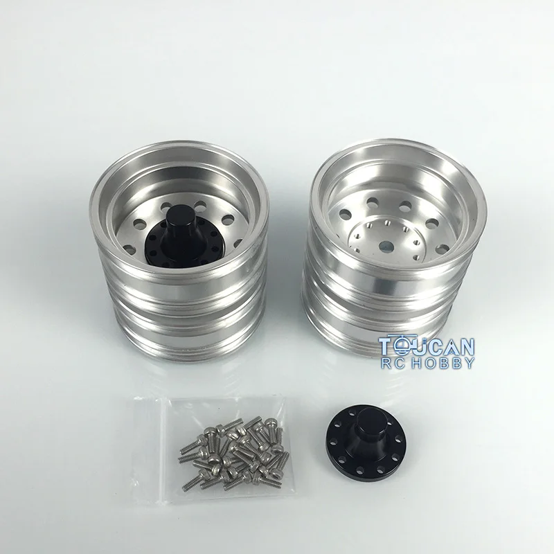 

LESU Rear Wheels Metal Hub For Model 1/14 RC Trailer Tractor Truck Tamiyay Diy Outdoor Toys TH02497