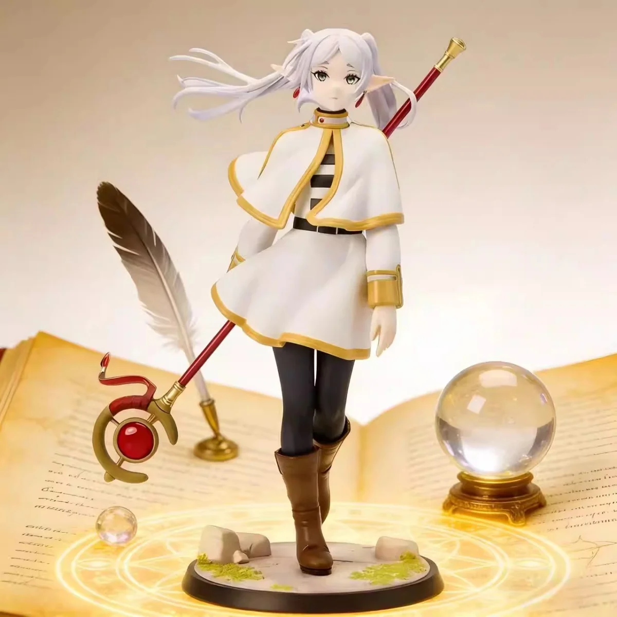 Frieren: Beyond Journey's End, Figura de Anime de Frieren en Posición de Pie, Modelo de Estatua, Colección para Fanáticos, Adorno de Escritorio, Juguetes
