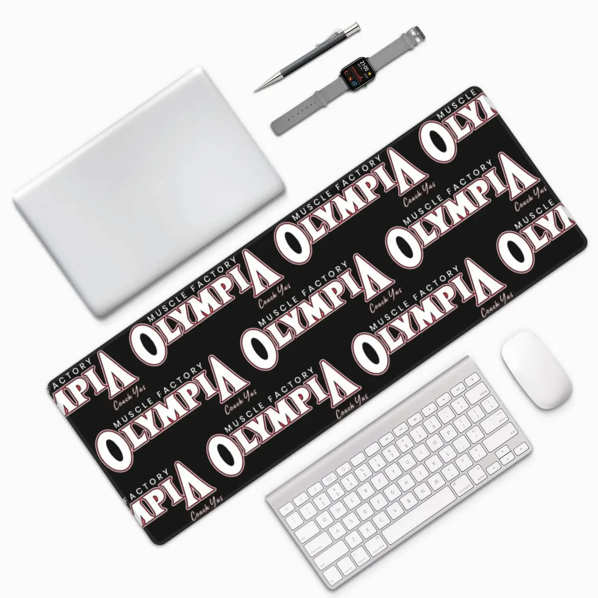 Future Mr OLYMPIA Motivations Large Mouse Pad Computer Keyboard Mouse Mat Gaming PC Laptop Desk Mat Table Mats
