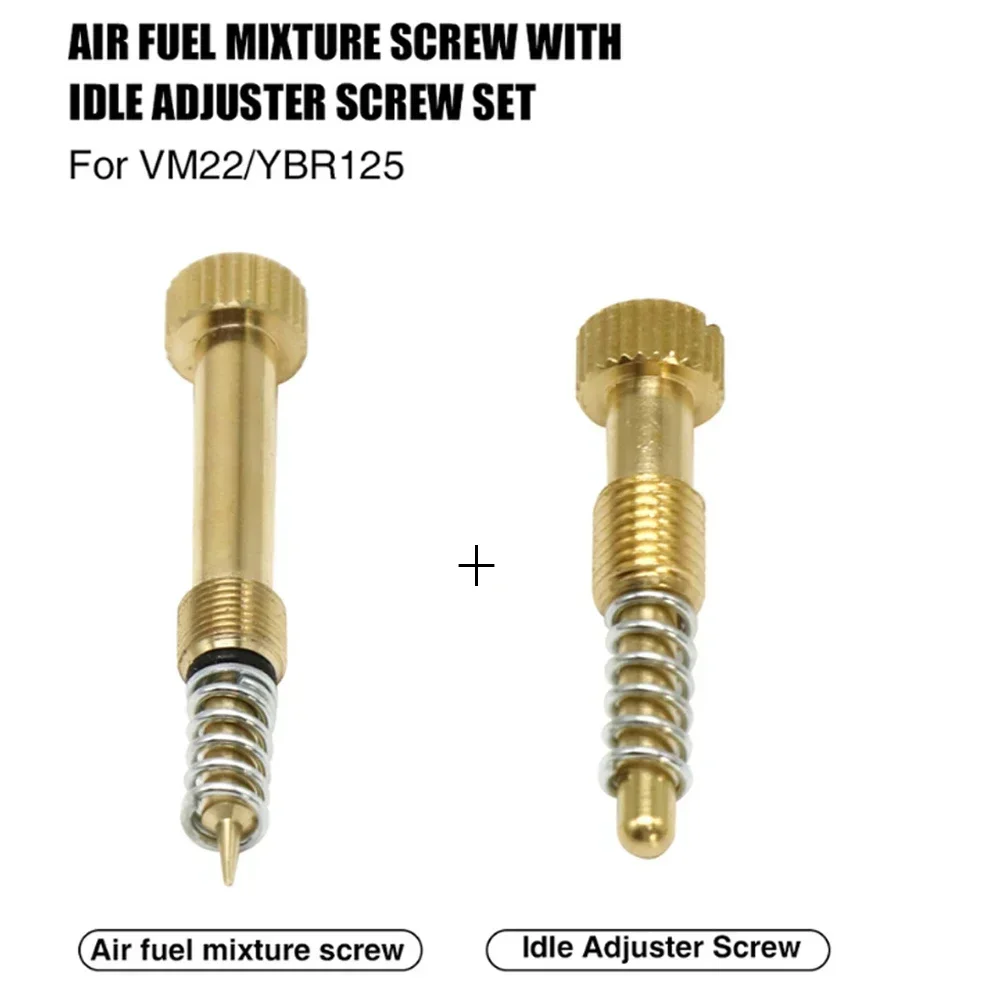 

Motorcycle Carburetor Air Adjusting Screw Idle Mixture FuelRatio Screw For Mikuni VM22 Carburetor Air Fuel Mixture Screw HELPFUL