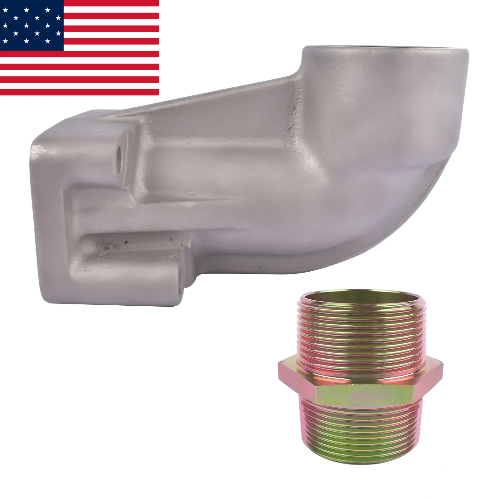 AP03 Exhaust Bend Elbow 128370-13610 for Yanmar 2GM 3GM30 3HM 3YM20 Stainless Steel