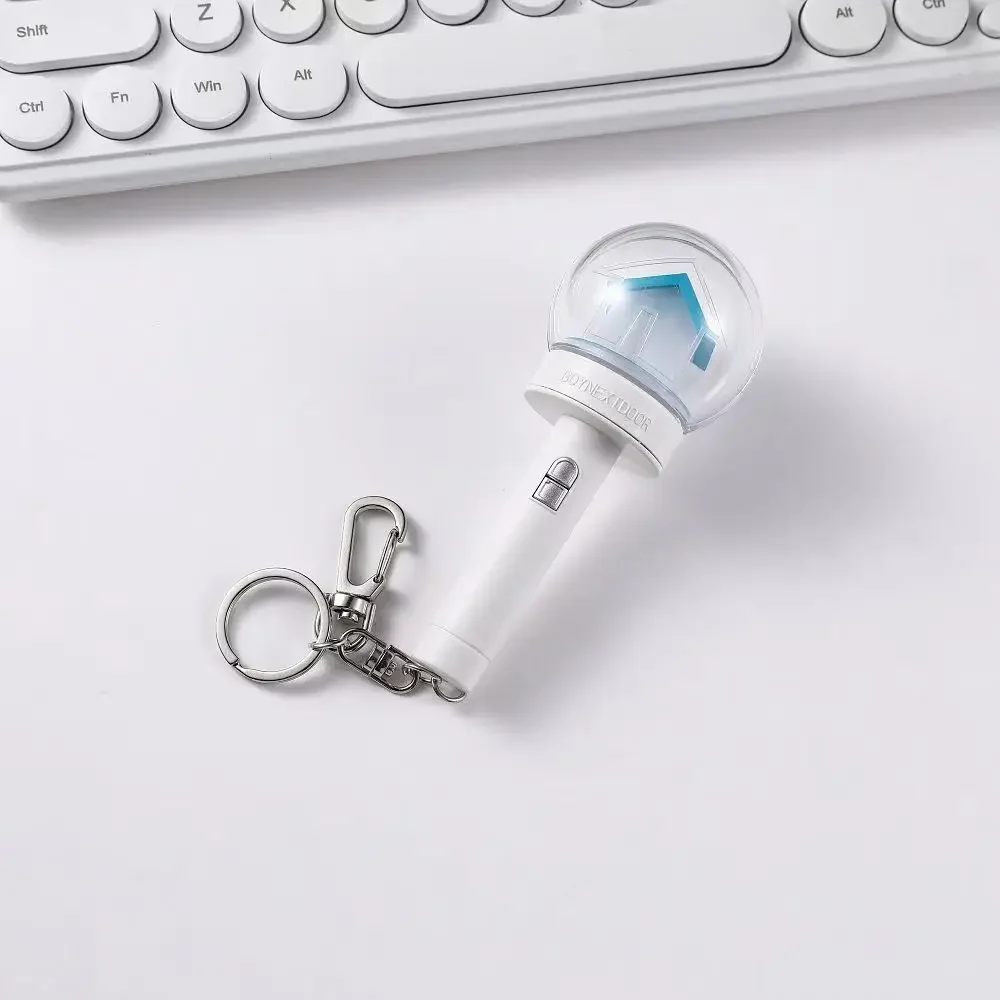 KPOP Lightstick Night Light Keychain Respondent Lollipop Hand Lamp Concert Light Stick Lamp Keyring Fans Collection