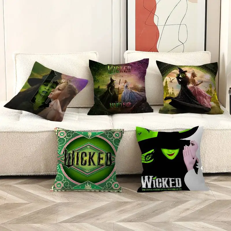 Wicked Movie Mousepad Small LockEdge Pillow Gift Home Office Decoration Pillow Bedroom Sofa Car Cushion CoverPillow Case