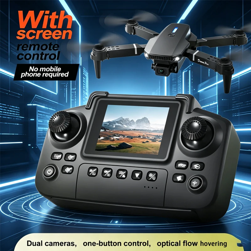 2026 New Upgrated E88 Pro WIFI FPV Professinal Drone Wide Angle HD 8K Camera Quadcopter Height Hold RC Foldable Drone Toys Gift