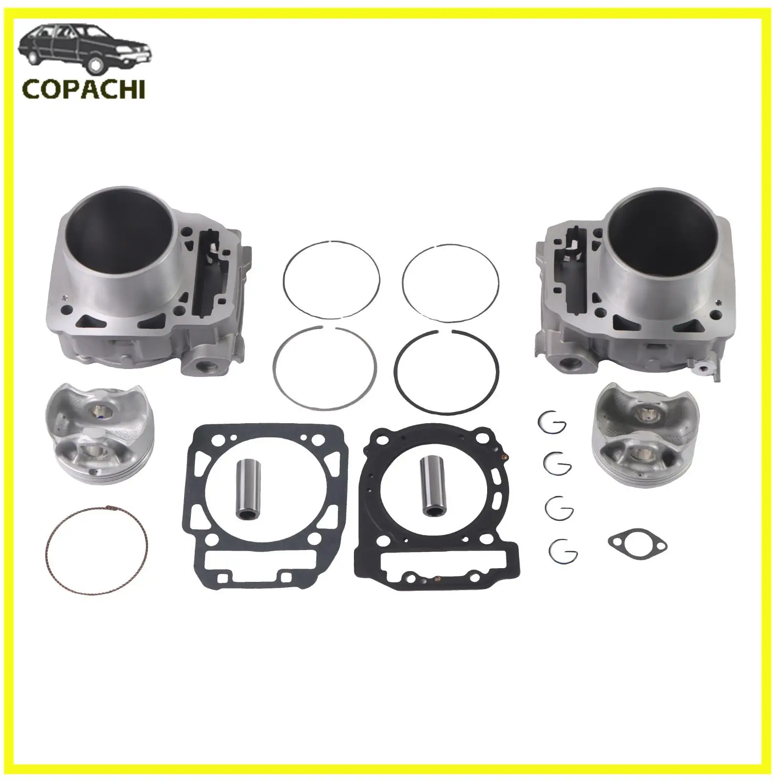 

91 мм 2 цилиндра поршень 2 комплекты прокладок для Can-Am BRP Commander Maverick Outlander 1000 аксессуары для двигателя автомобиля запасные части