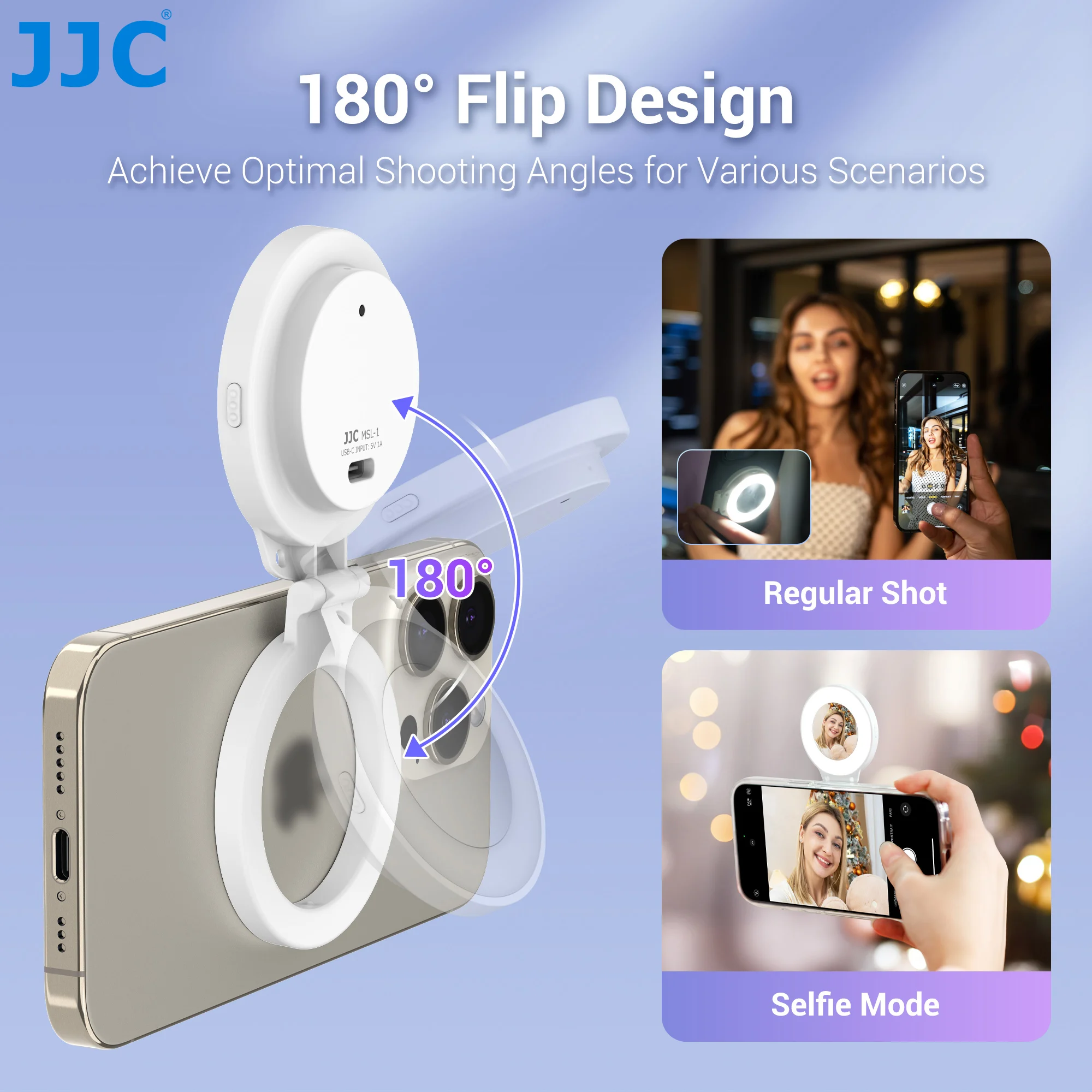 Magnetic Led Selfie Fill Light Mini Portable with USB for Magsafe Iphone 15 14 13 Pro Max Android Video Light for Makeup Vlog