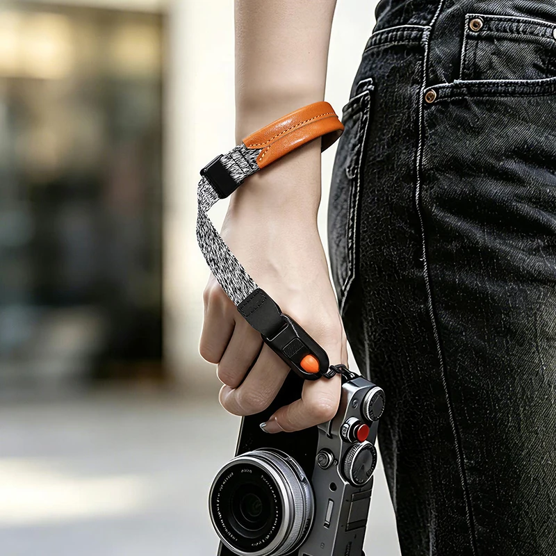 Camera Wrist Strap, Adjustable Quick-Release Shoulder Strap, Suitable for Nikon, Fujifilm, Sony, Canon, Panasonic Wristband