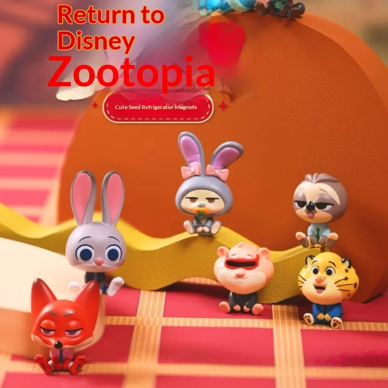

New In Stock Magnetic Refrigerator Magnets Zootopia Licensed Cute Cartoon Characters Home Decor Zootopia Fans
