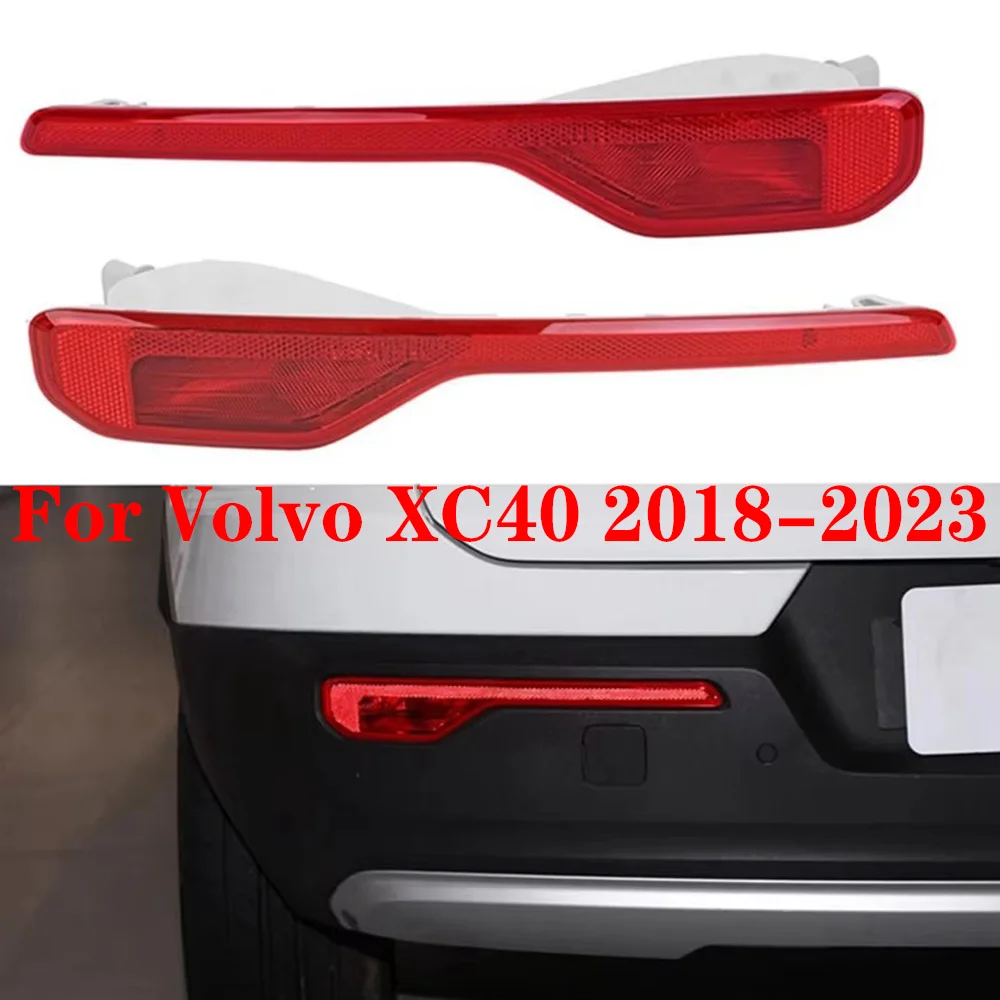 

Pair Left&Right Rear Fog Lamp Without Bulb For Volvo XC40 2018 2019 2020 2021-2023 Rear Bumper Signal Light Reflector 31656865