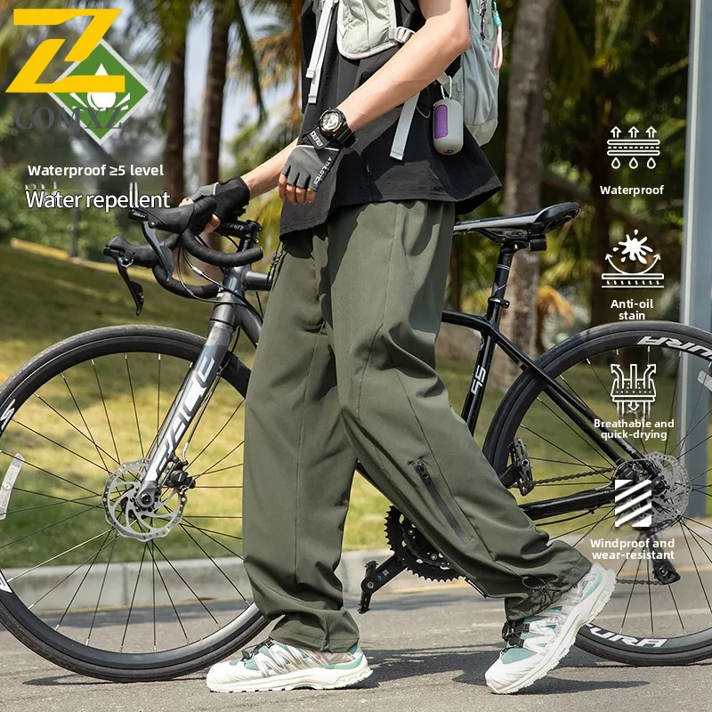 

Man Utility Pants 2025 Autumn Windproof Lightweight Casual Jogging Trousers Outdoor Mountain Camping Activities Durable Pants