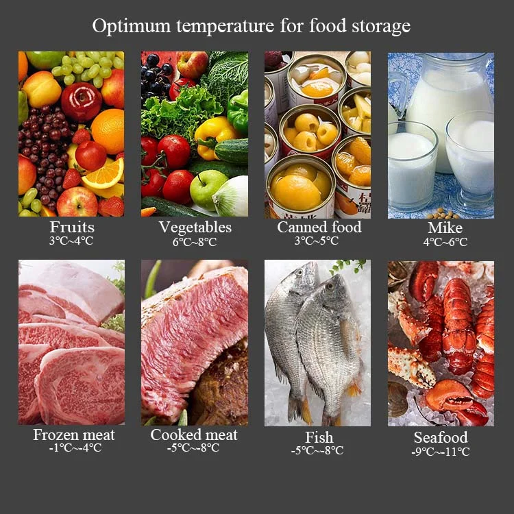 Per il raffreddamento ad aria Display Frigorifero refrigeratore verticale commerciale a 2 porte