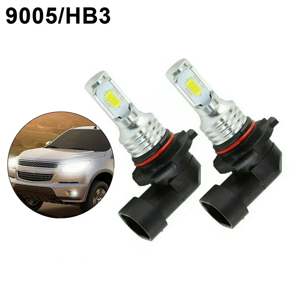 

2pcs For RAV4 2016 2017 2018 - 9012 Car LED Headlight Bulbs 6000K White Hi-Lo Beam 12V-24V White Aluminum Alloy +LED Accessories