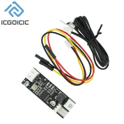 12V 0.8A PWM Fan Controller - Temp Control & Noise Reduction for 2/3-Wire Fans - NTC B 50K 3950