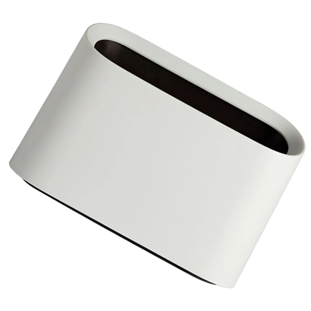 

Mini Trash Can Small Desktop Garbage Plastic Wastebasket White Double Layer Odor Isolation Compact Easy Storage Outdoor Use