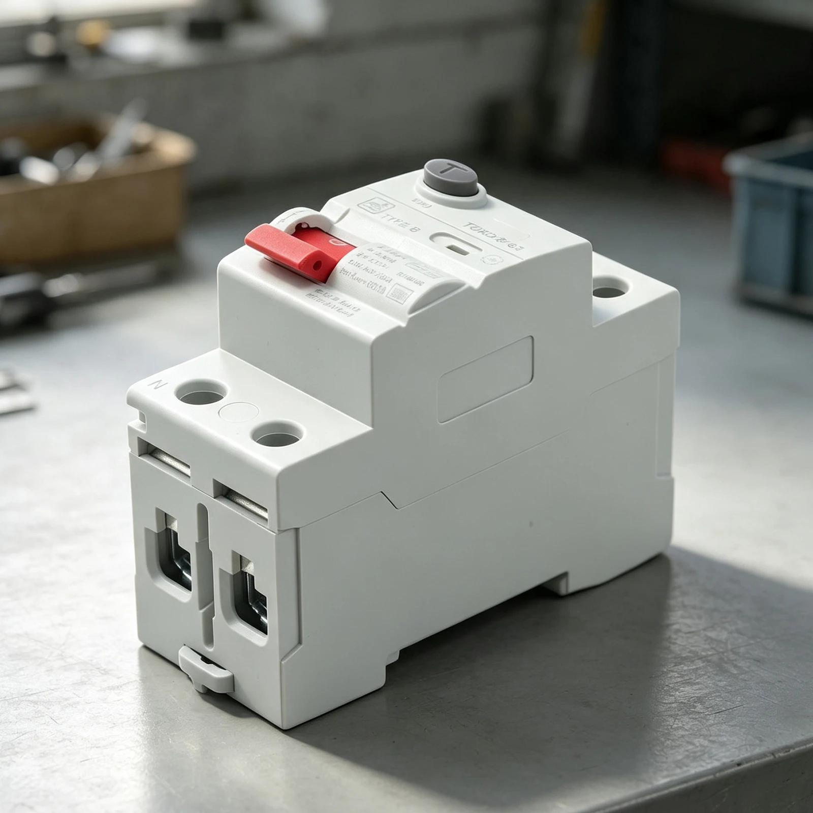 Simplified Operation Efficiently Engineered Dual Pole Electricity Safety Mechanism in the of an Advanced RCBO Simplified