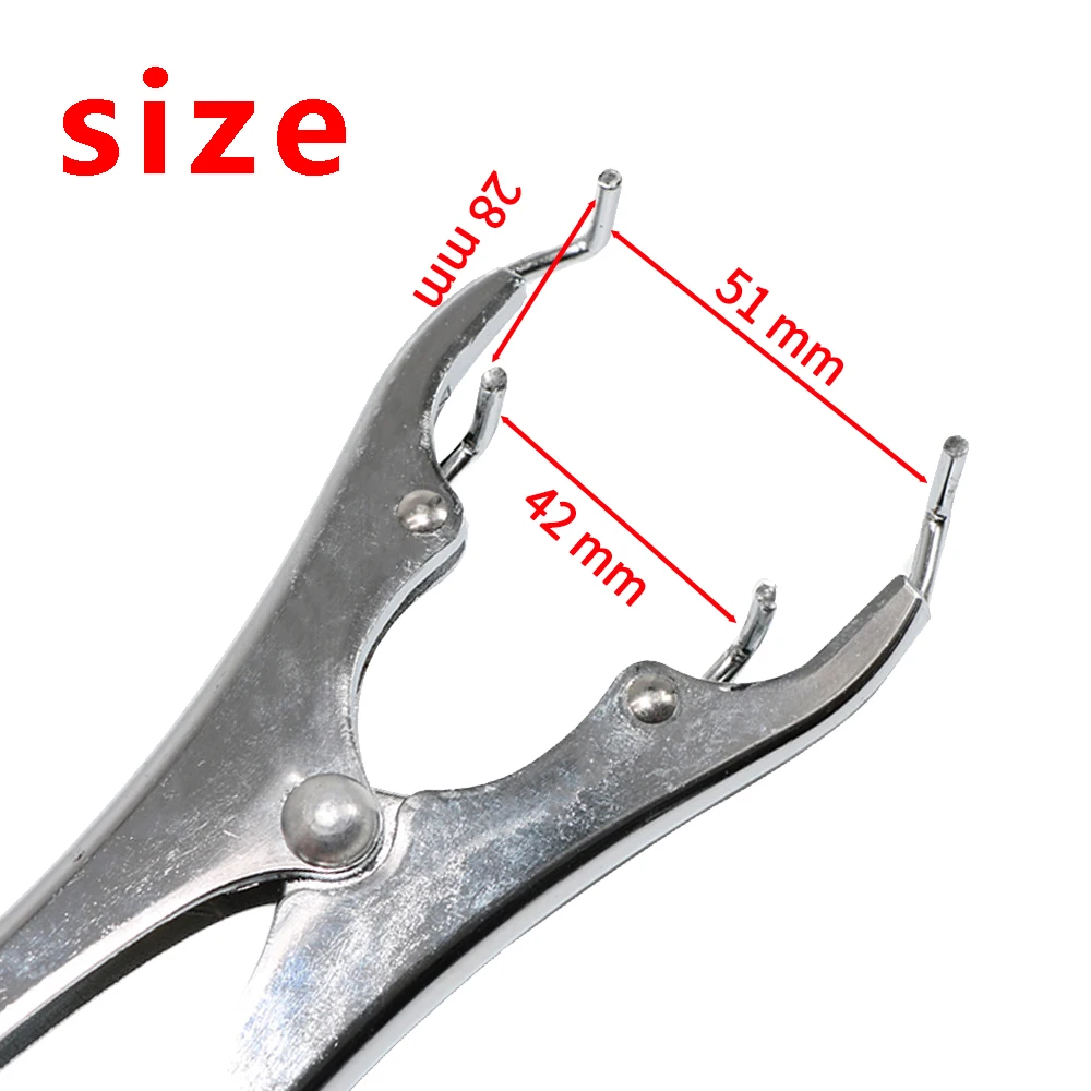 1 Set Goat Castrate Pliers Tail Cut Pig Sheep Emasculate Forcep Bloodless Dilation Forceps Veterinary Castration Equipment