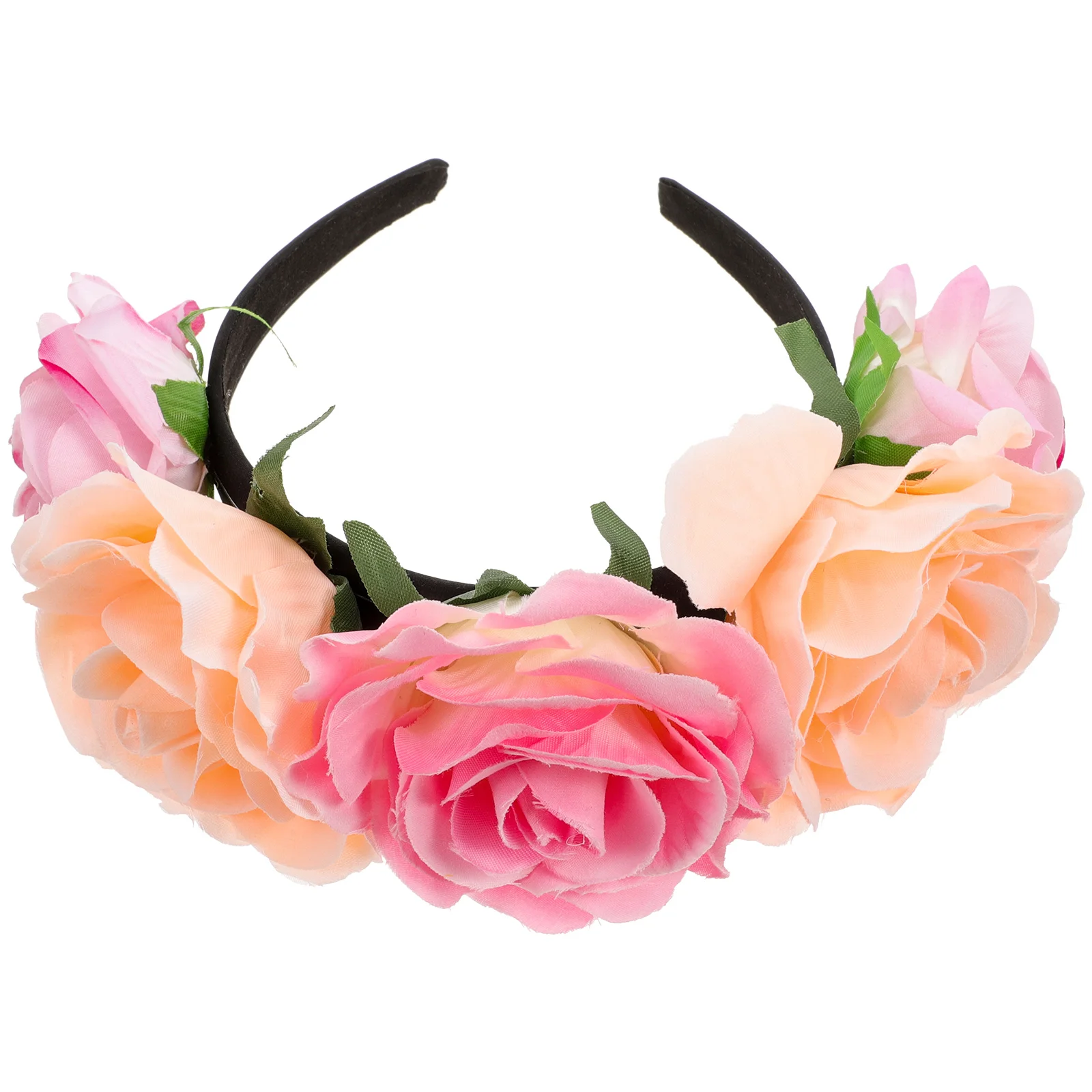 

Big Rose Flower Hairband Simulation Cloth Cosplay Headband Party Decorative Costume Accessory Wedding Halloween Christmas Event