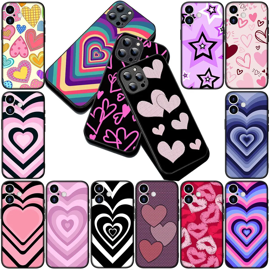 Чехол для телефона Star Dark Red Heart Love для Huawei P30 P20 Mate 20 Lite Pro Y7 Y6P Y7A 2019 Nova 5T 3I Защитный корпус