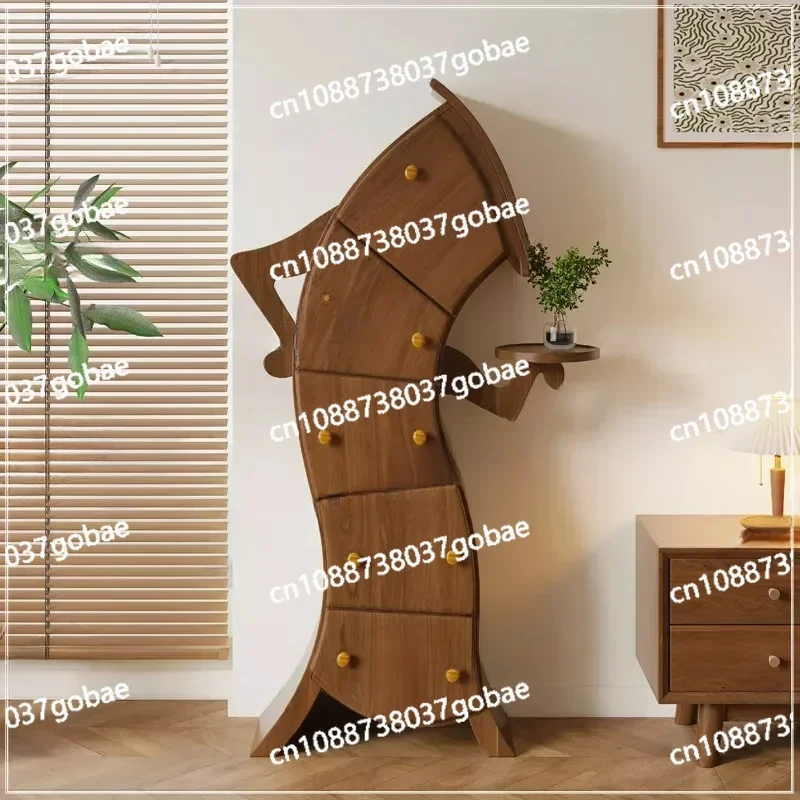 Akimbo Robot Storage Cabinet Living Room Cabinets Wood Sideboard Chest of Drawer Home Decor Headboard Bedroom Furniture