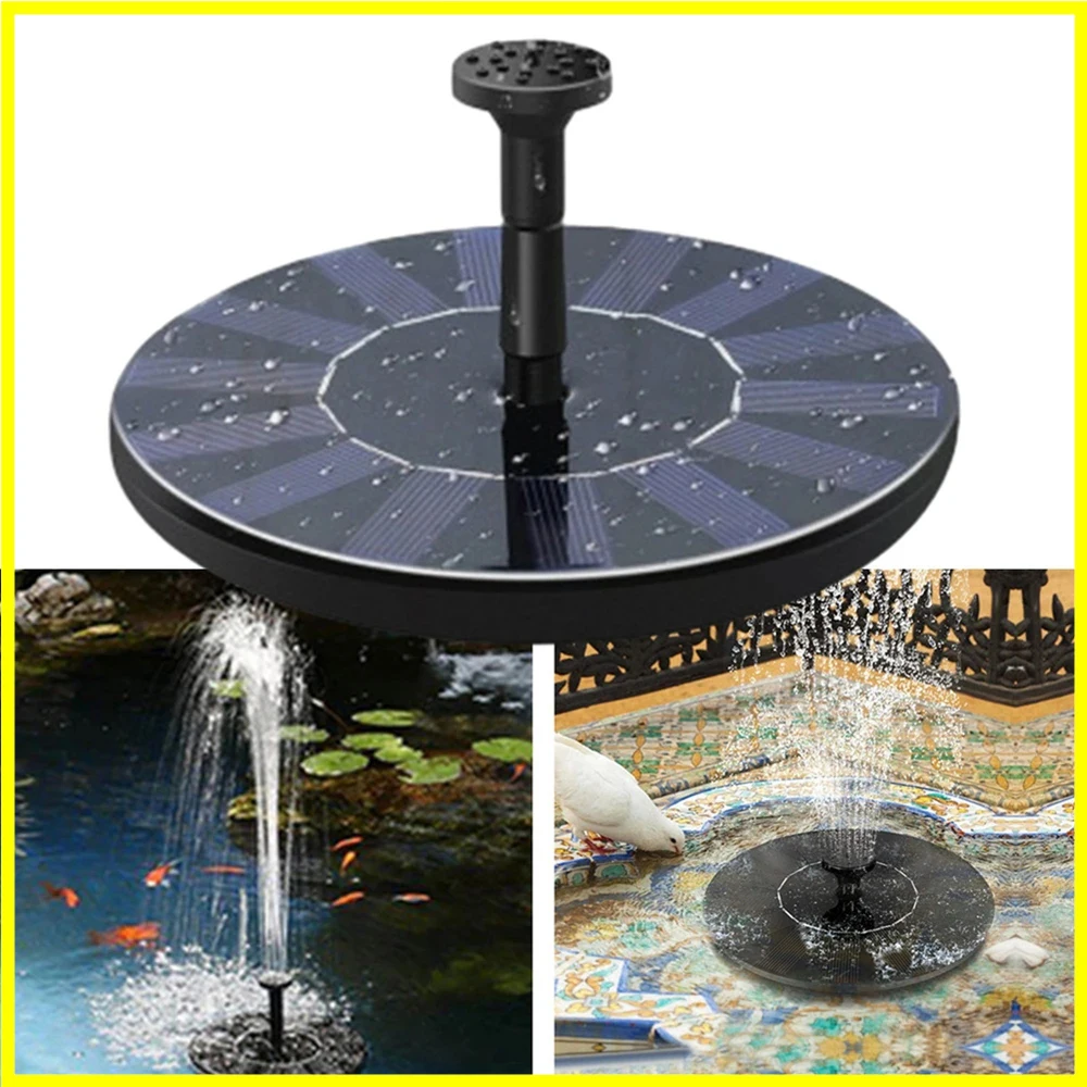 

Solar Fountain Bird Bath Pond Patio Powered Fountain Garden Decoration Floating Garden Waterfall Fountain Pump Accessories