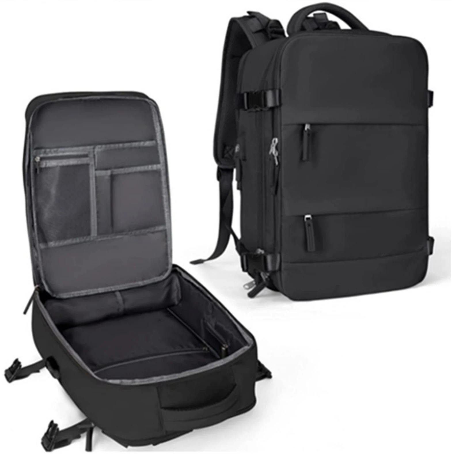 Carry-On Waterproof Flight Backpack, Waterproof, Charging Large Capacity, Breathable. Ideal For Travel, Cam,