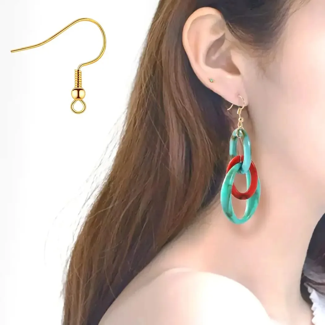 600 Pcs Earring Making Kit with Hooks and Jump Rings