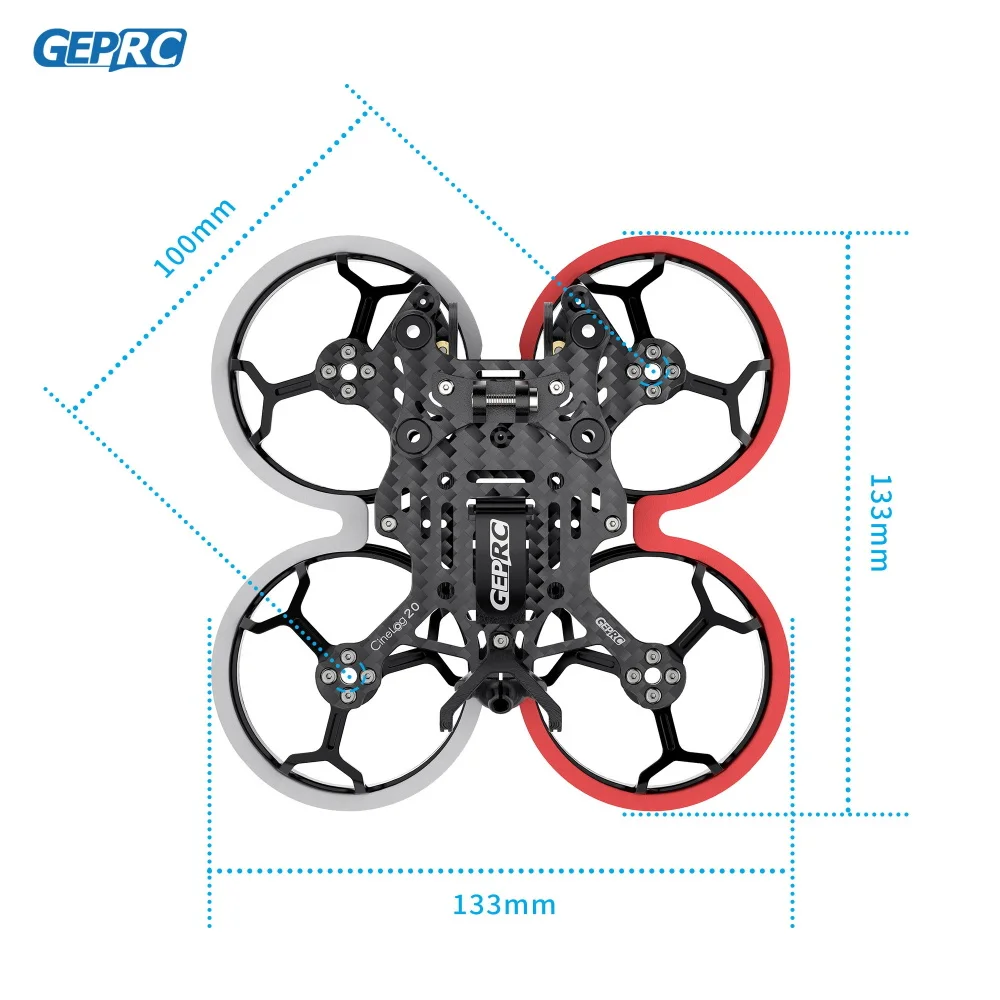 Geprc GEP-CL20 peças de quadro hélice acessório base quadcopter quadro fpv freestyle rc racing drone