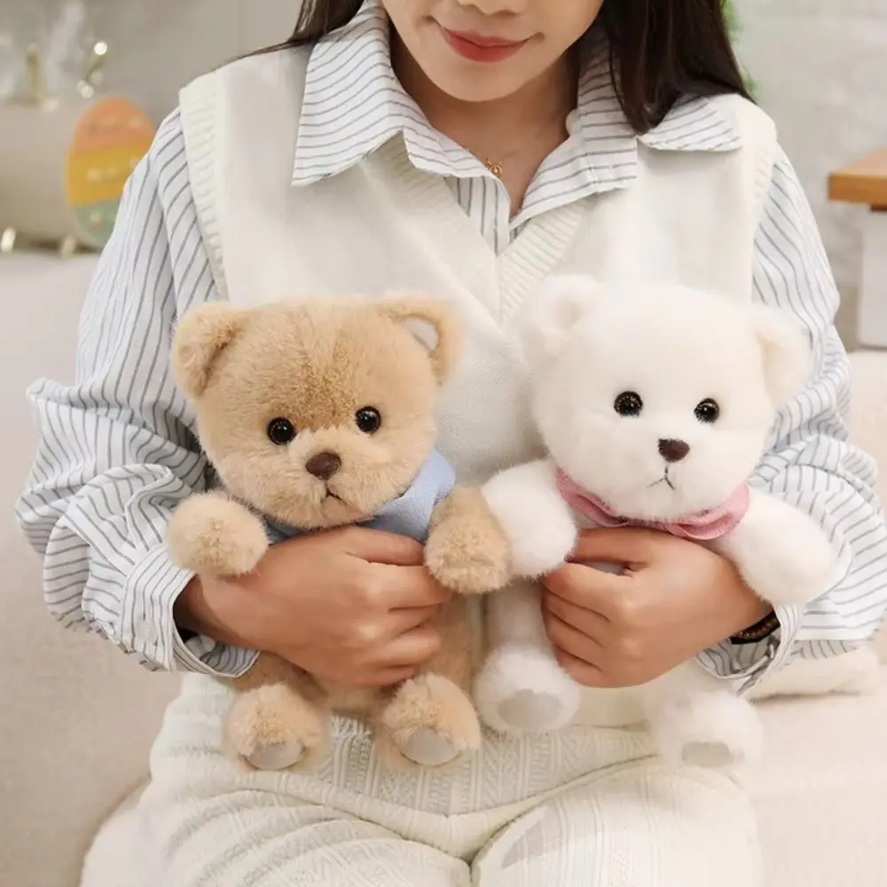 

25cm Size Scarf Bear Cute Design Colorful Bow Tie Bow Tie Bear Soft Material Scarf Accessory Bear Children Companion