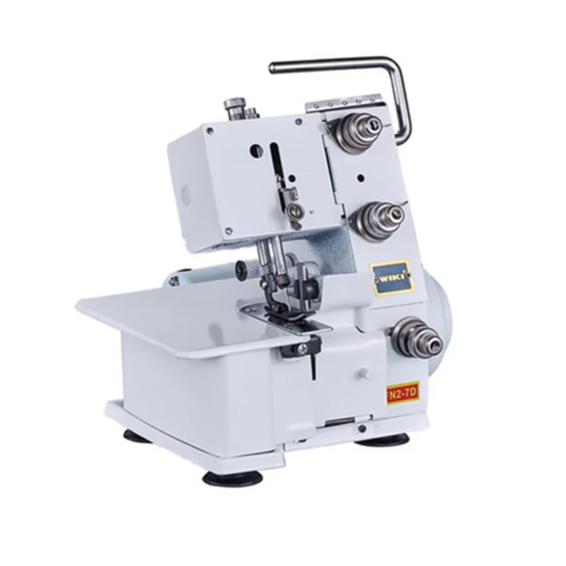 Máquina de coser overlock de escritorio de 4 hilos: uso doméstico con costura de bordes y luz LED
