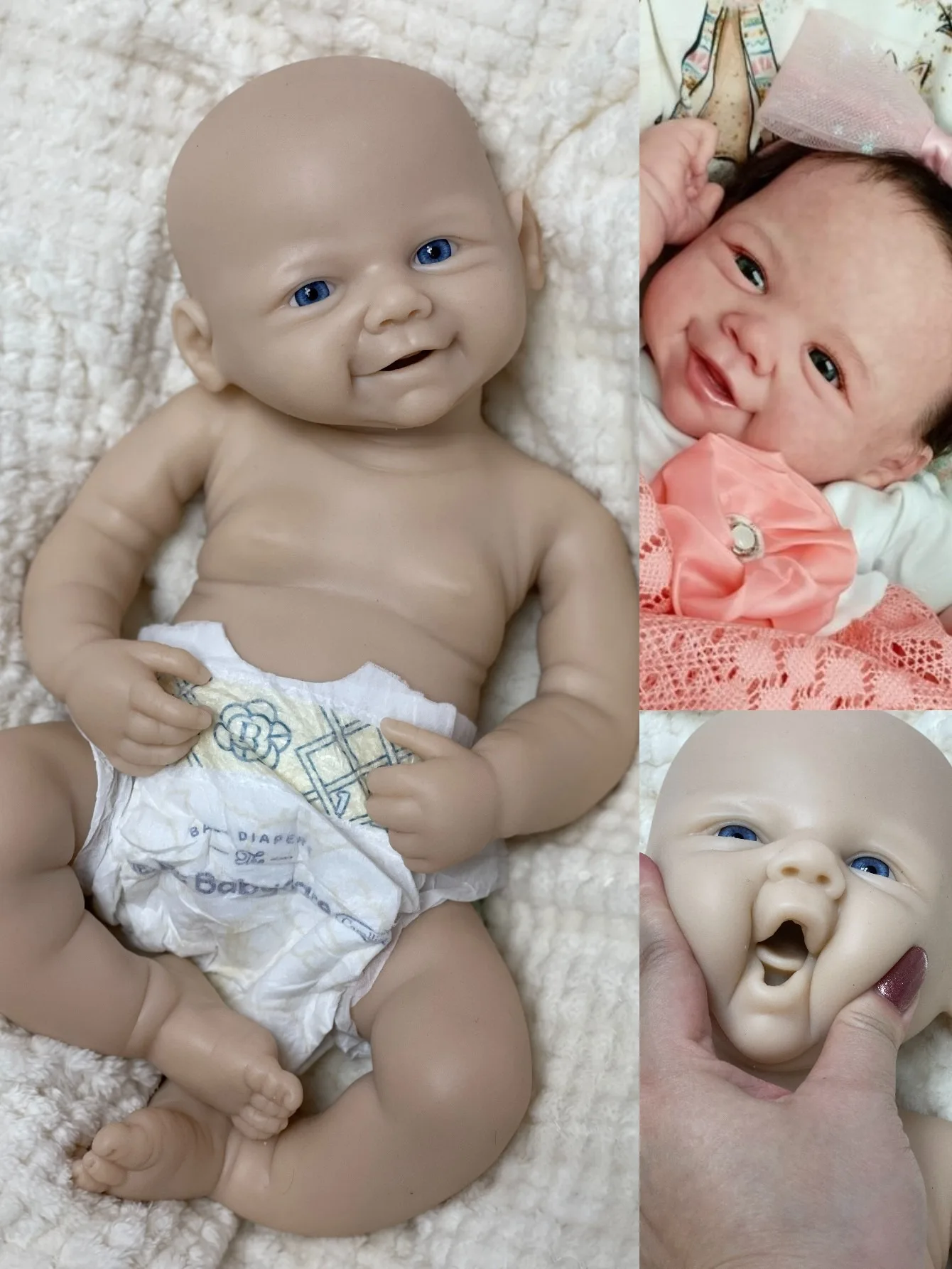 18 Inch Vivienne Full Body Silicone Girl Lifelike Bebe Reborn Doll Soft Touch Newborn Baby Doll For Children Birthday Gifts