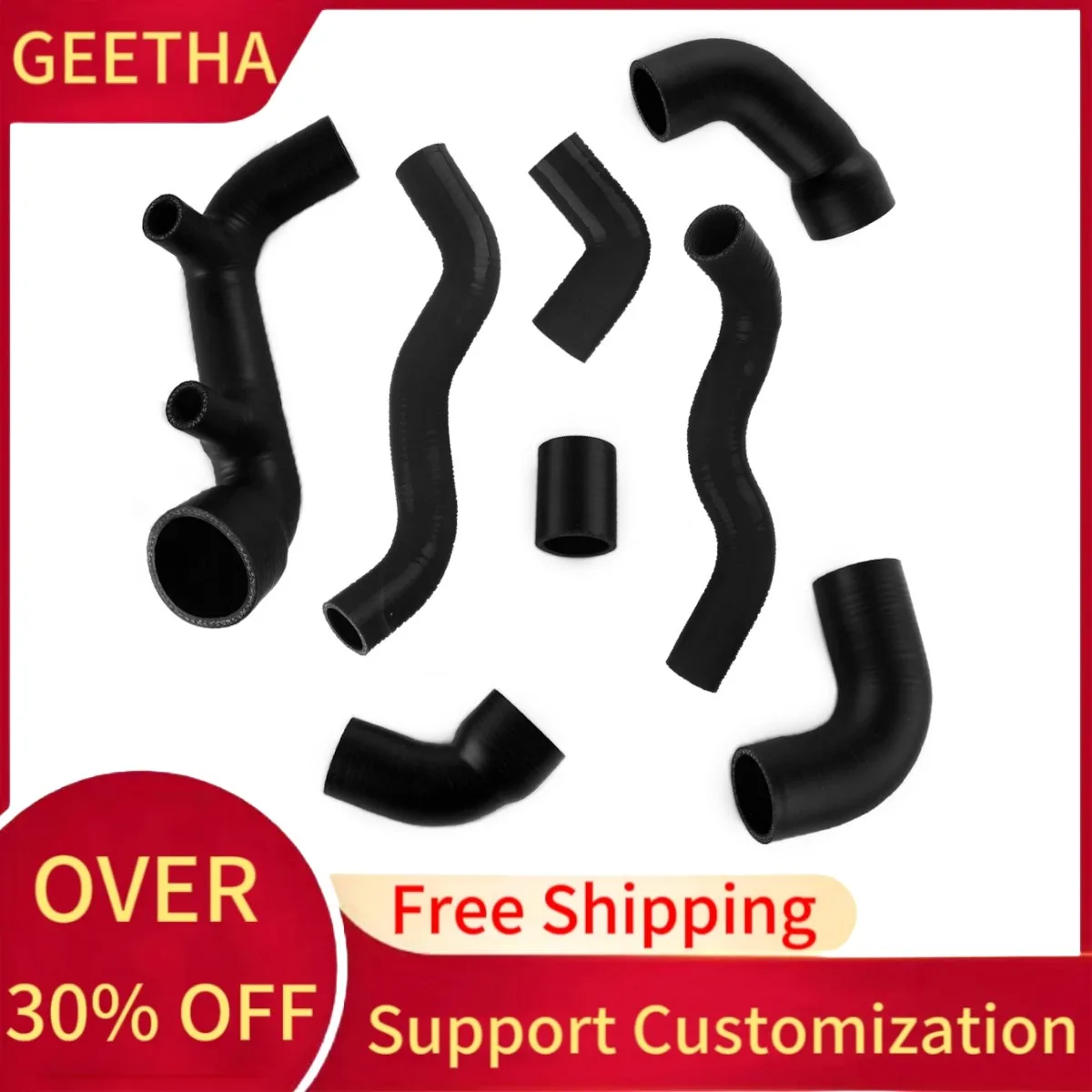 For 1983-1989 Fiat Uno Turbo I.E. 1.3 MK1 1984 1985 1986 1987 1988 Silicone Intercooler Intake Inlet Radiator Hose Pipe Tube Kit