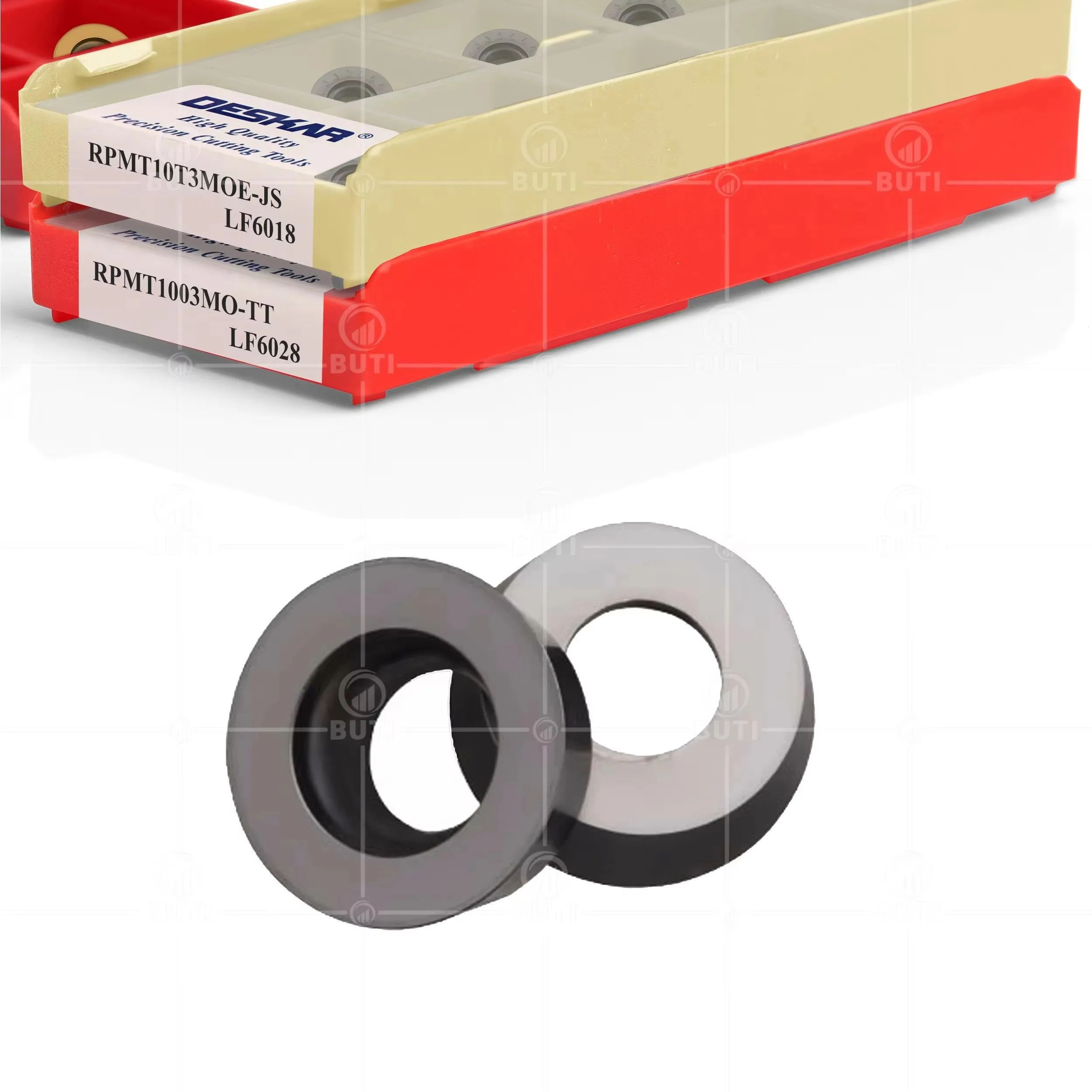 DESKAR 100% Original RPMT08T2 10T3MOE-JS RPMT1003MO 10T3MO-TT LF6018 LF6028 Numerical Control Lathe Circle Milling Inserts Tool