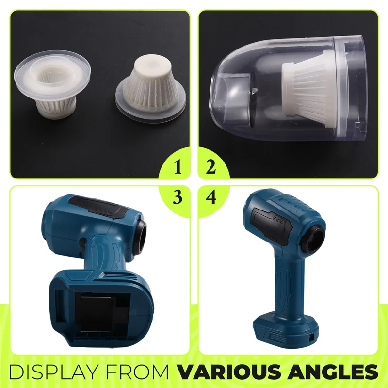 

SOFT-для чистки ковров на полу, беспроводной автомобильный пылесос, ручная тряпка, электрический воздуходувка для аккумуляторных инструментов 18 В