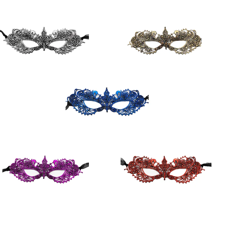 

PESENAR Set of 5 Halloween Masks - Festival Masks for Costume Parties, Theater & Carnival Events