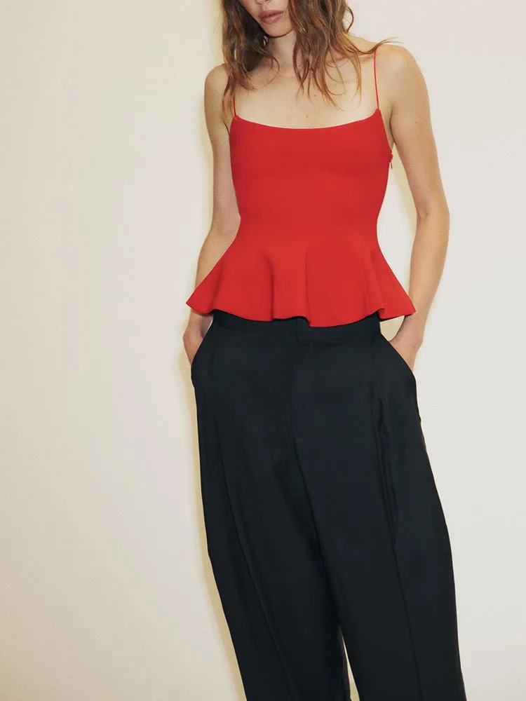 

Faionable ort Skirt Sle Hem Top for Women New Arrival Summer 2025 Elastic Quali Upper Body Ethnic Stage Costume