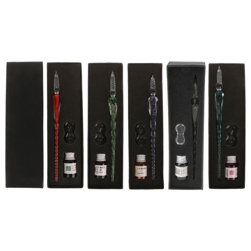 

Перьевая ручка со светящимся стеклом, чернильный карандаш для подписи, деловой подарок, офисные принадлежности, для звонков