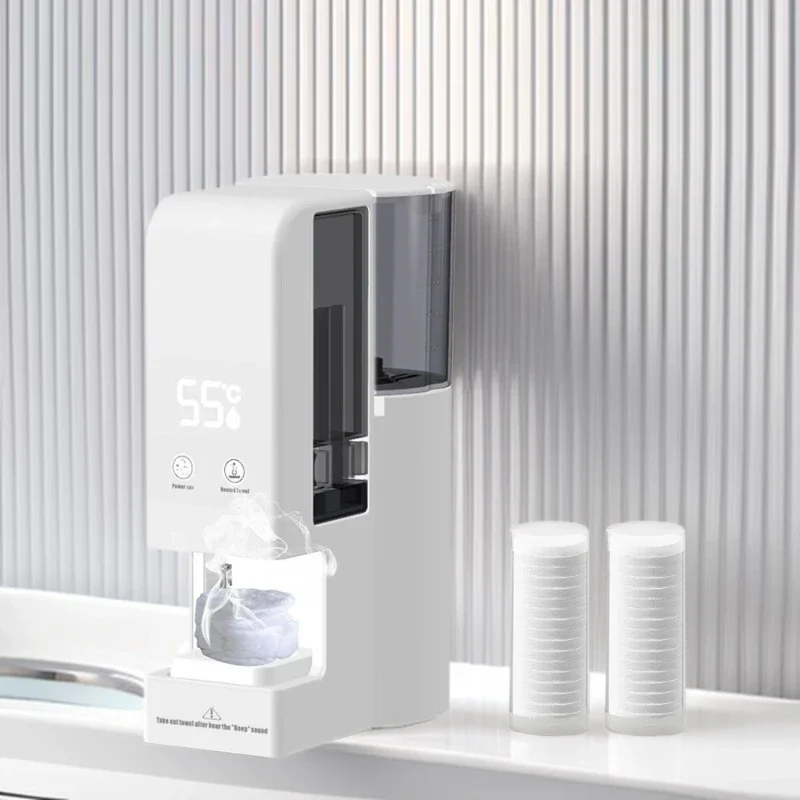 110V/220V Hot Towel Warmer, Automatic Hot Towel Dispenser, Adjustable Constant-Temperature Wet Towel Dispenser