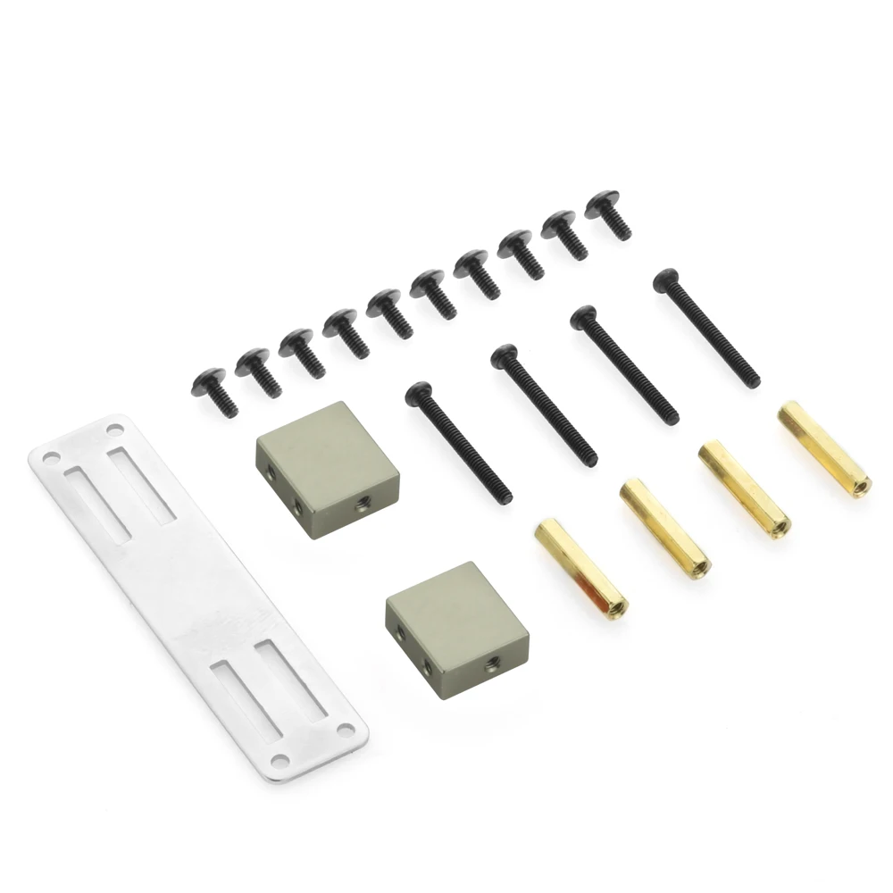 Kit de soporte de montaje fijo de Servo de Metal para WPL, B14, B16, B36, C24, 1/16 C34, piezas de actualización de coche de camión RC, accesorios de titanio