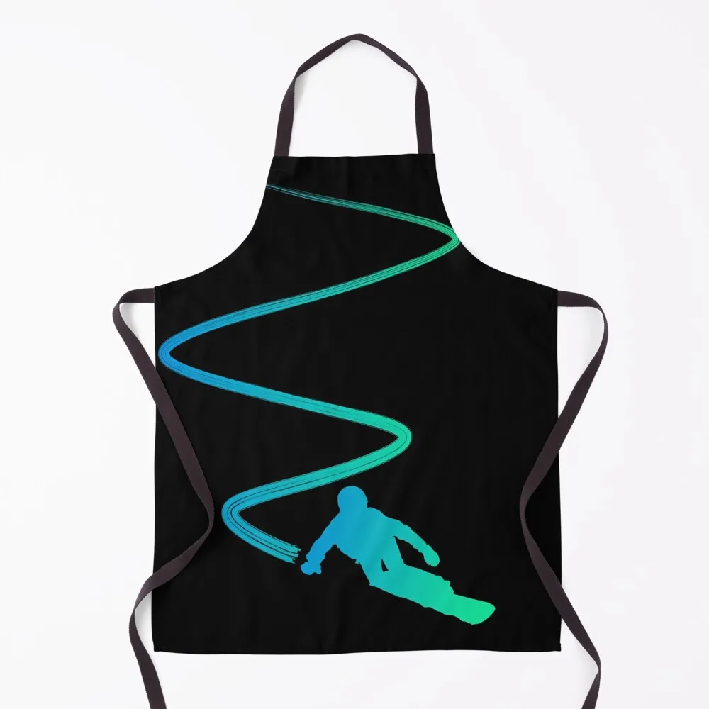 

Snowboarding Apron painting Kitchen Apras For Women Apron