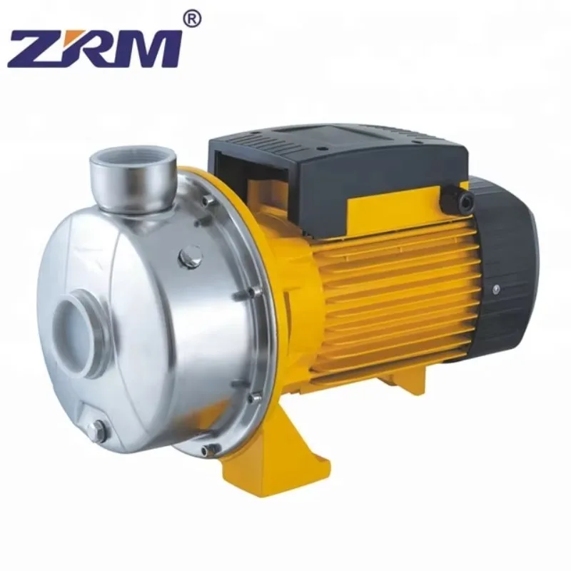 220V 1.1KW 1.5HP Electric Stainless Steel Pump Body Surface Centrifugal Water Pump Price List for Irrigation