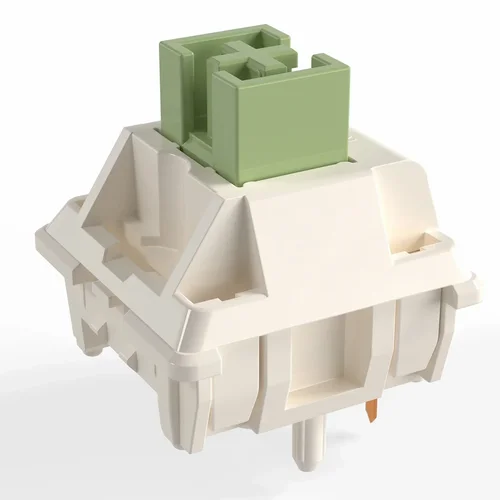 MMD Matcha Ice Cream V3 interruptor Manual de lubricación fina intercambiable en caliente 5 pines 45g para teclado mecánico para juegos interruptores lineales personalizados