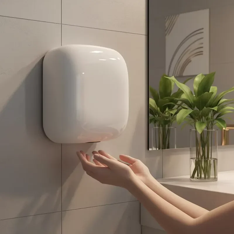 W-701 Waterproof Automatic Hand Dryer Low Noise Sensor Commercial High Speed Hand Dryer for Public Restroom
